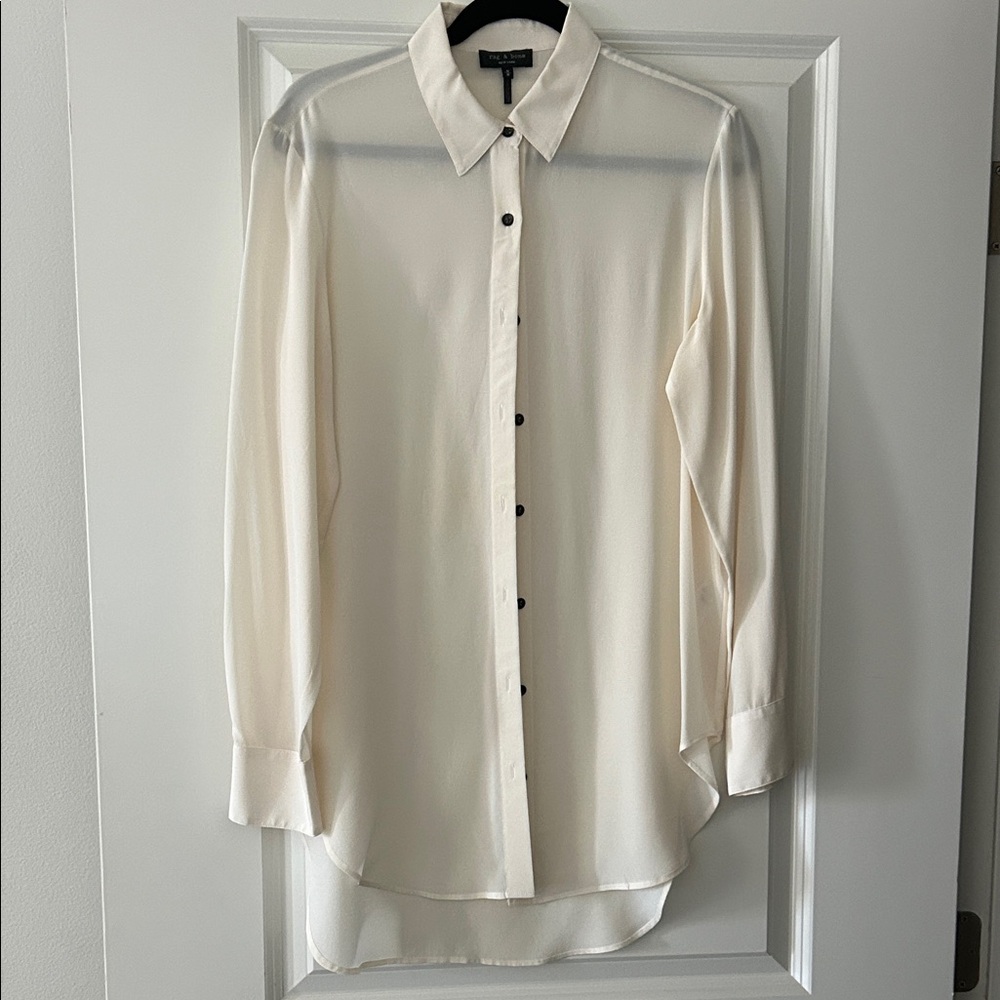 rag & bone Cream Women's Blouse